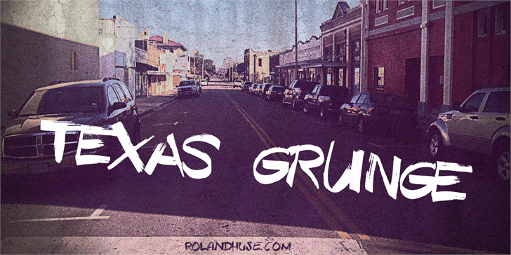 Texas Grunge font