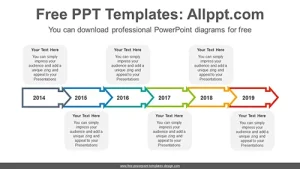 Text box arrow PowerPoint Diagram Template