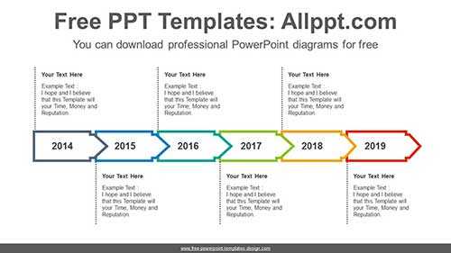 Text Box Arrow PowerPoint Diagram
