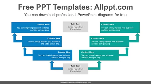 Text box arrows PowerPoint Diagram Template
