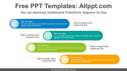 Text Box Banner PowerPoint Diagram