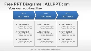Text Box Flow PPT Diagrams