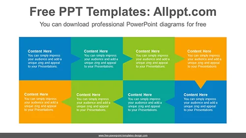 Text box progress PowerPoint Diagram Template