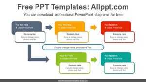 Text Boxes Compare PowerPoint Diagram