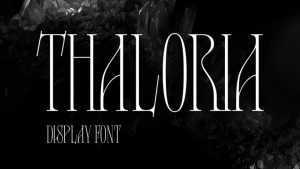 Thaloria Font › Fontesk