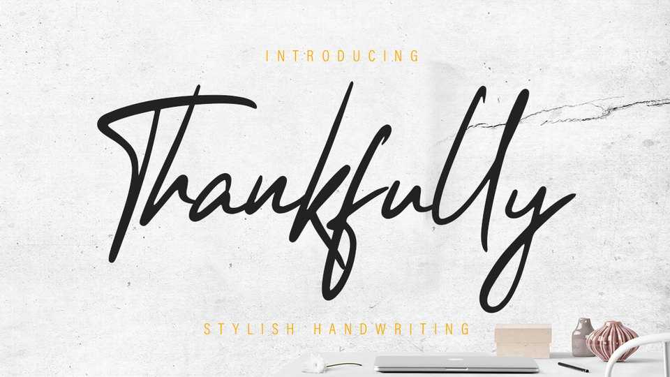 Thankfully Script Font › Fontesk