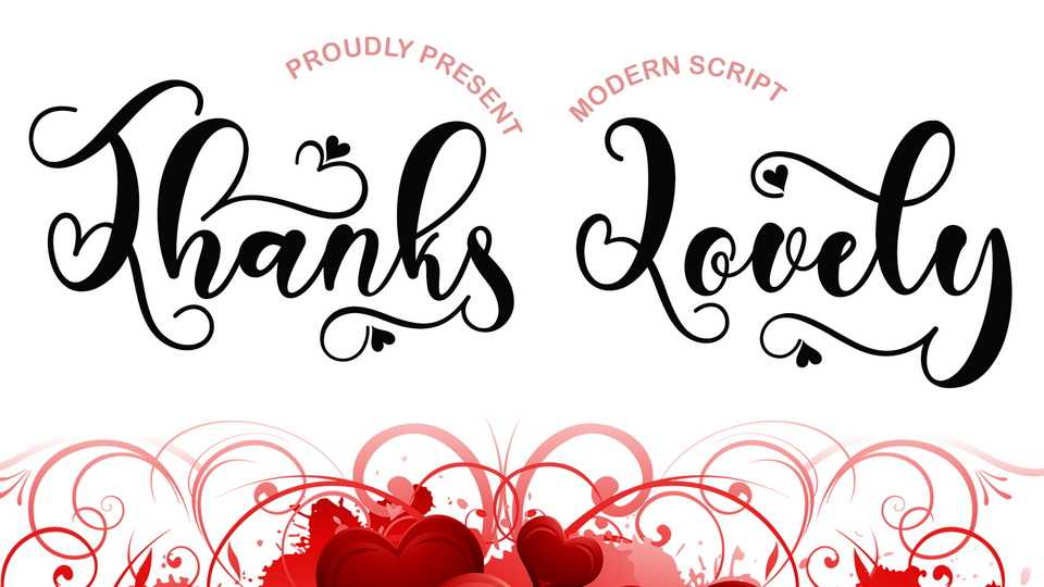 Thanks Lovely Font › Fontesk