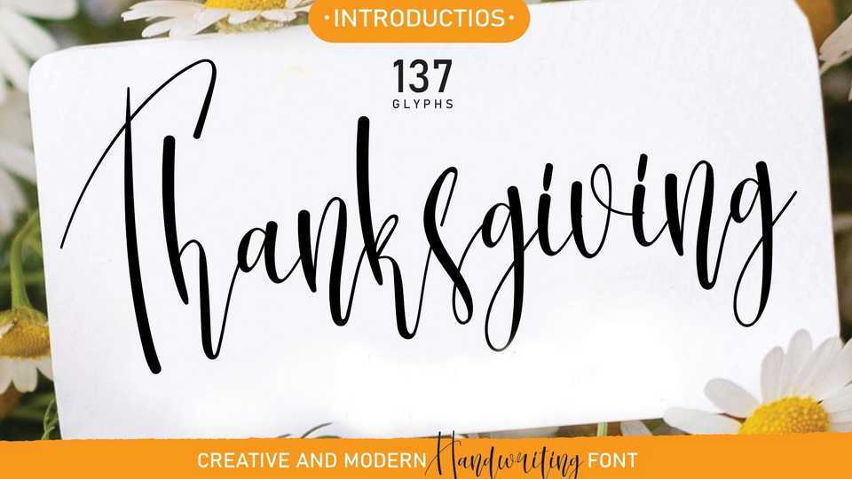 Thanksgiving Font › Fontesk