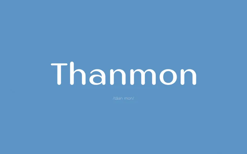 Thanmon Sans Serif Font