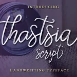 Thastsia Script Font