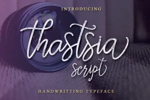 Thastsia Script Font