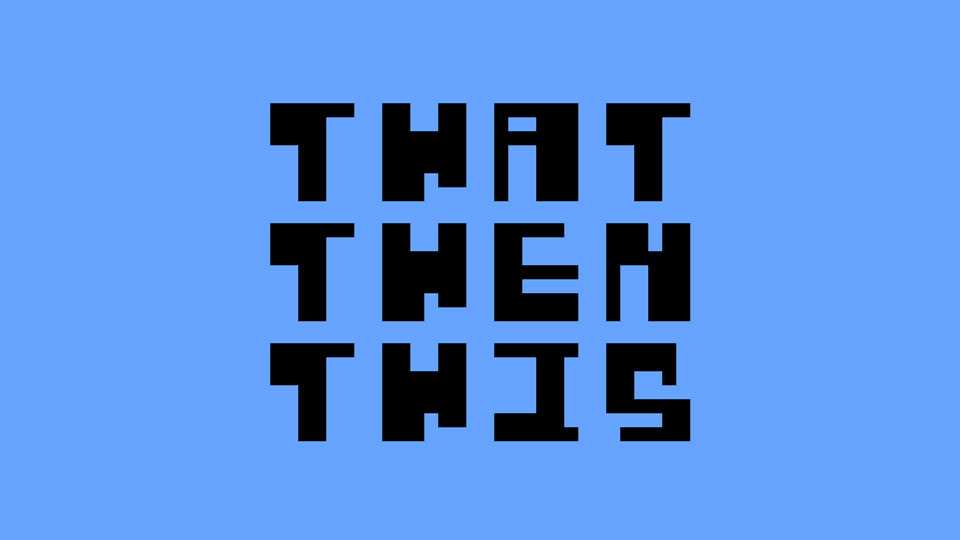That Then This Font › Fontesk