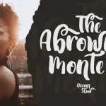 The Abrown Monte Script Font
