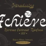 The Achiever Script Font