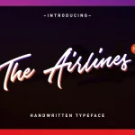The Airlines Script Font - Fonte Grátis The Airlines Script Font