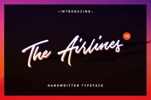 The Airlines Script Font