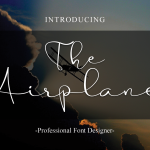 The Airplane Font