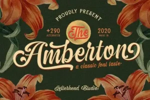 The Amberton Script Font