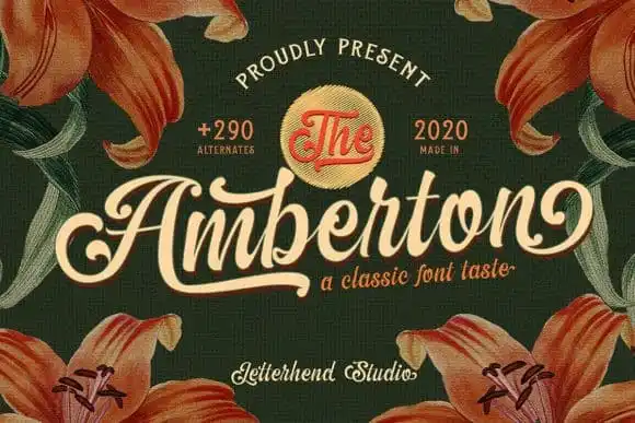 The Amberton Script Font