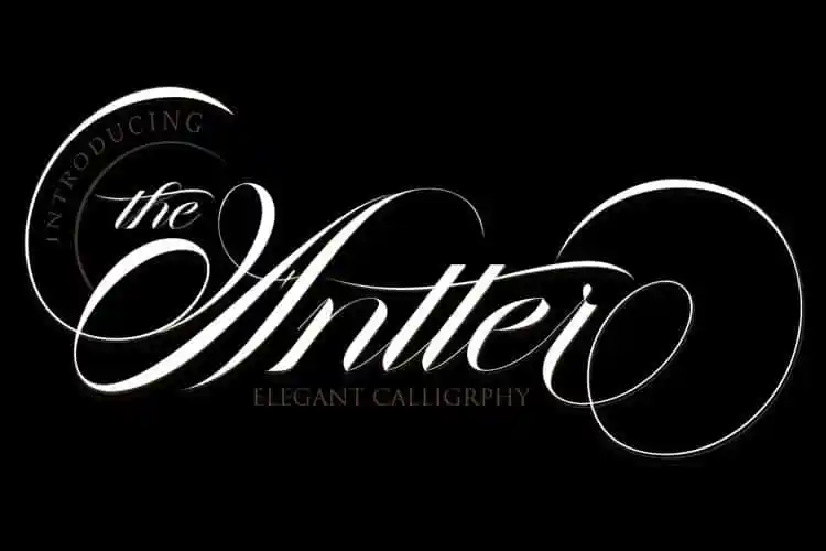 The Antter Calligraphy Font