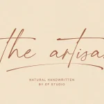 The Artisan Handwritten Font - Fonte Grátis The Artisan Handwritten Font