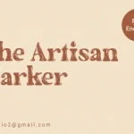The Artisan Marker Display Font - Fonte Grátis The Artisan Marker Display Font
