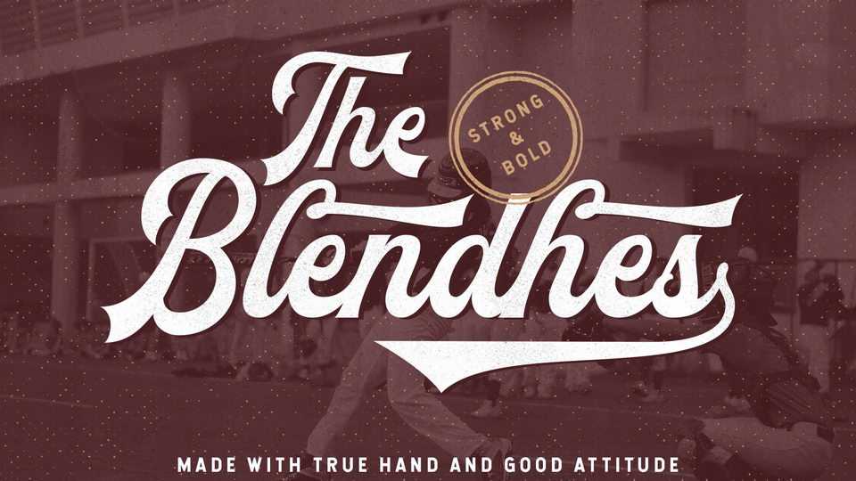 The Blendhes Script Font › Fontesk