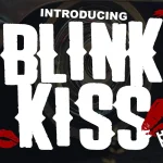 The Blink Kiss Logotype Font