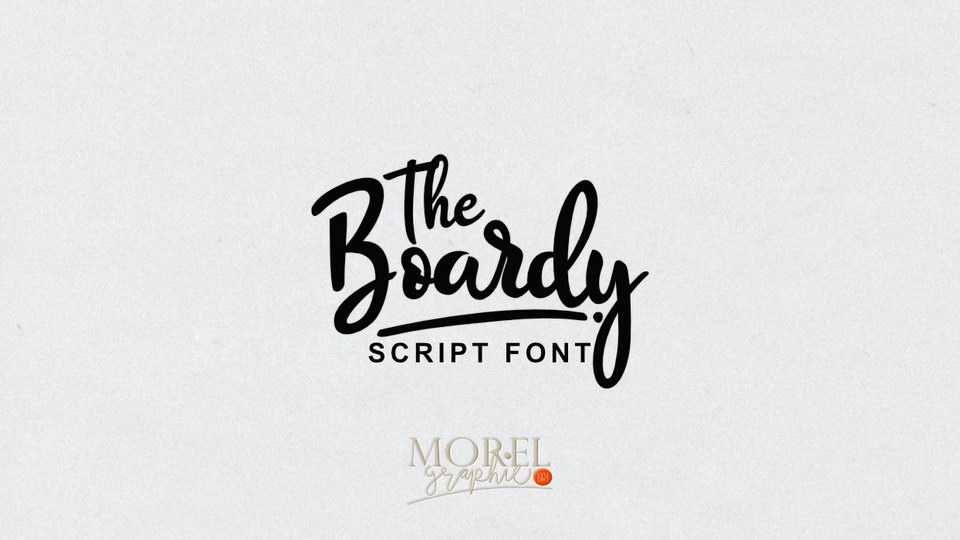The Boardy Font › Fontesk