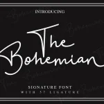 The Bohemian Signature Font