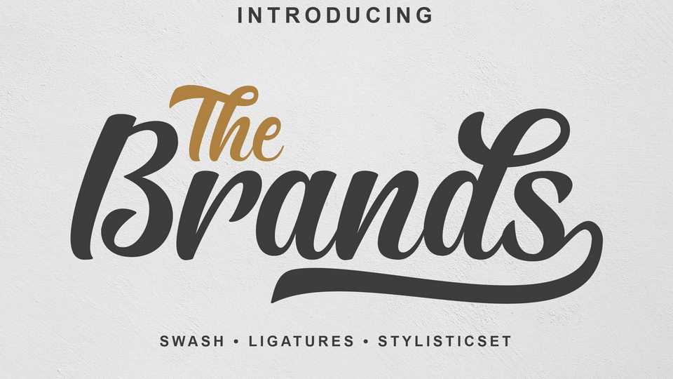 The Brands Font › Fontesk