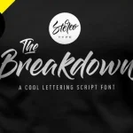 The Breakdown Script Font
