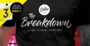 The Breakdown Script Font
