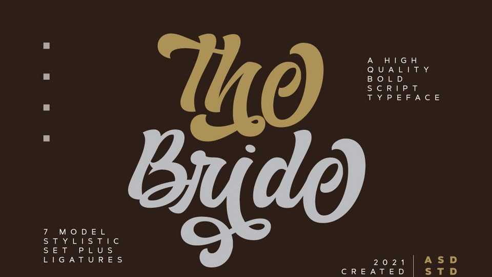 The Bride Script Font › Fontesk