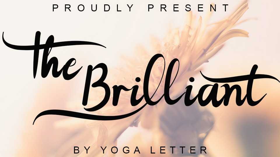 The Brilliant Script Font › Fontesk