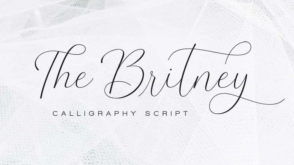 The Britney Script Font › Fontesk