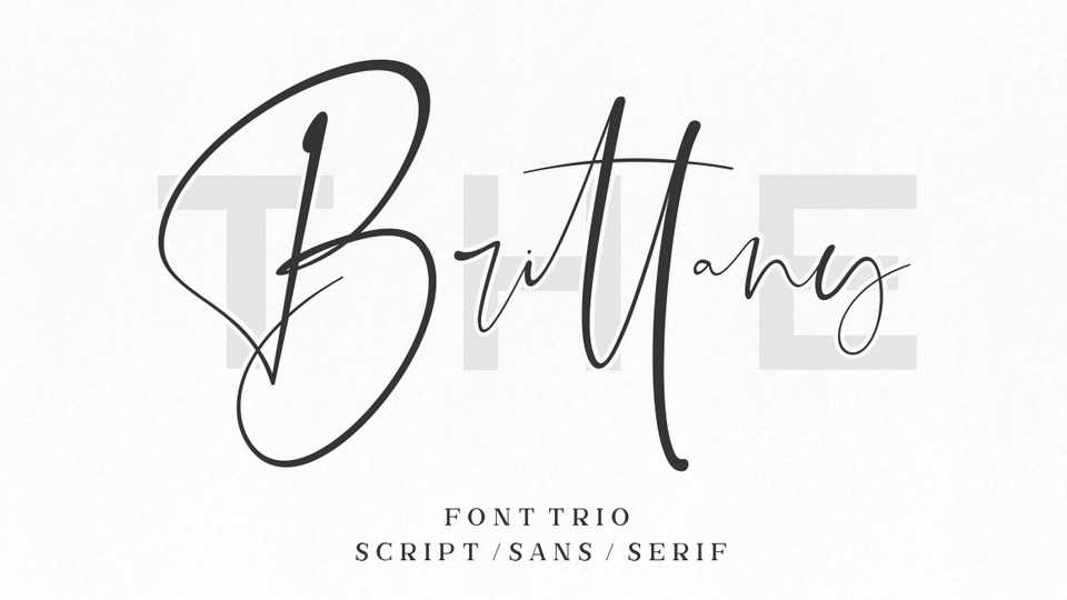 The Brittany Font Trio › Fontesk