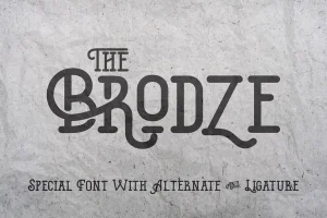 The Brodze Typeface