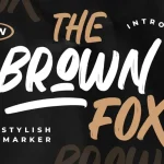 The Brown Fox Font
