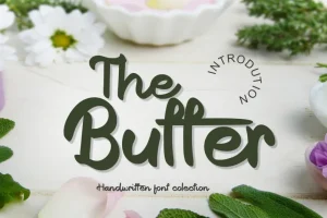 The Butter Script Font