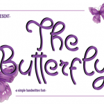 The Butterfly Font