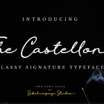 The Castellon Script Font