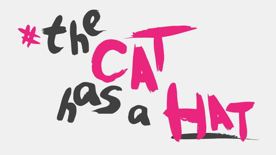 The Cat has a Hat Font › Fontesk