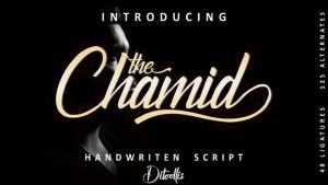 The Chamid Script Font › Fontesk