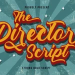 The Director Script Font
