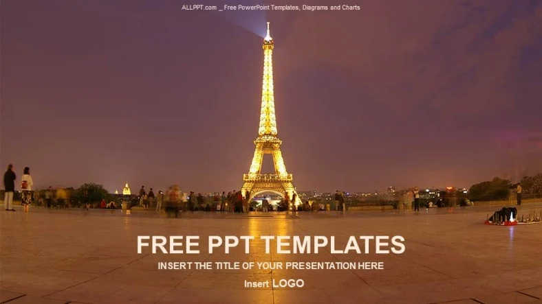 The Eiffel Tower-Recreation PowerPoint Templates