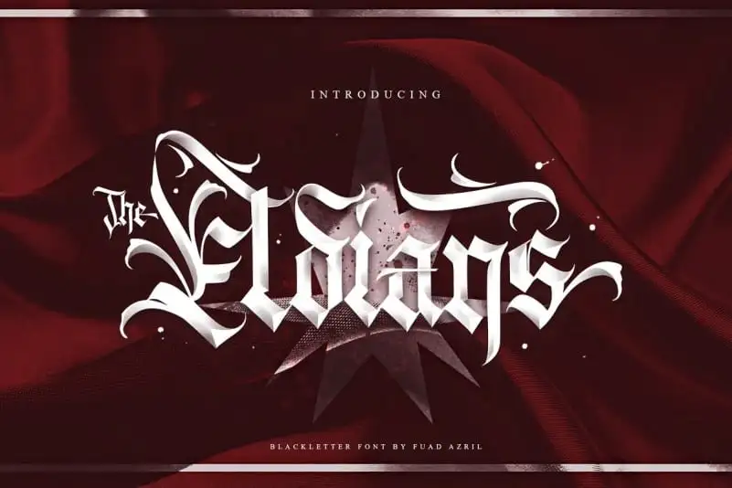 The Eldians Blackletter Font