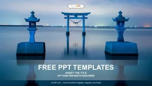 The famous torii gate PowerPoint Templates