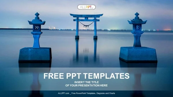 The famous torii gate PowerPoint Templates