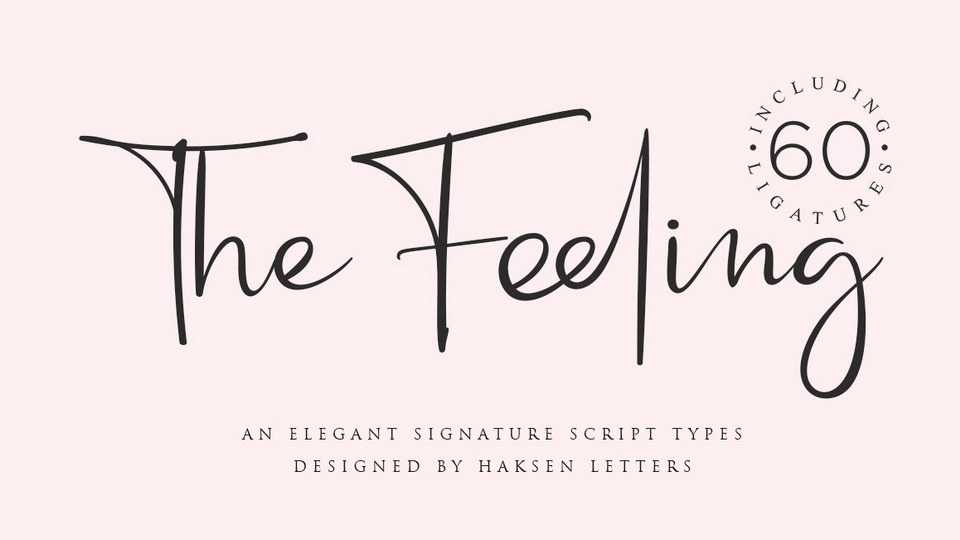 The Feeling Script Font › Fontesk